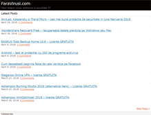 Tablet Screenshot of faravirusi.com